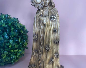 Crom Cruach Statue: Celtic Mythology Pagan God, Irish Hand-Carved