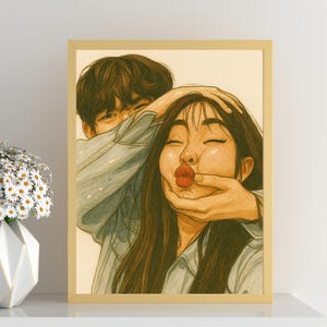 Custom Caricature Couple Portrait from Photo, Funny Personalized Cartoon Portrait, Digital Drawing Gift for Friends, Pets, or Family, PNG