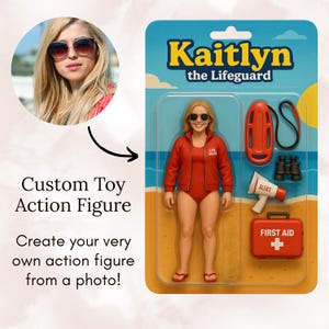 Custom Toy Figure, Personalized Action Figure Design, Custom Toy Box Packaging Portrait, Digital Art Download, Father&#39;s Day Gift for Him