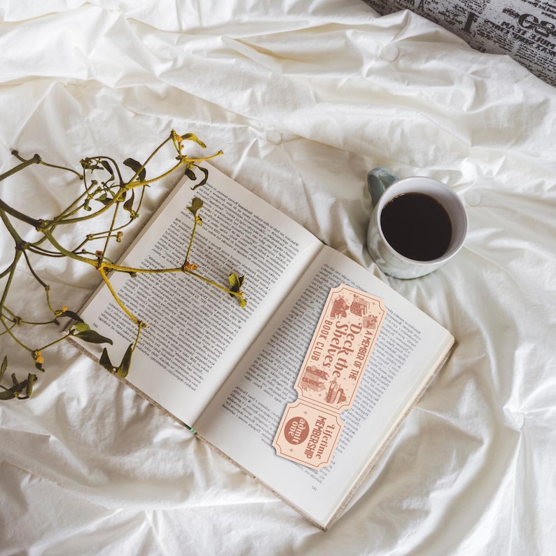 5 Christmas Book Tropes Raffle Tickets Bookmarks SVG Bundle, Bookmark ...
