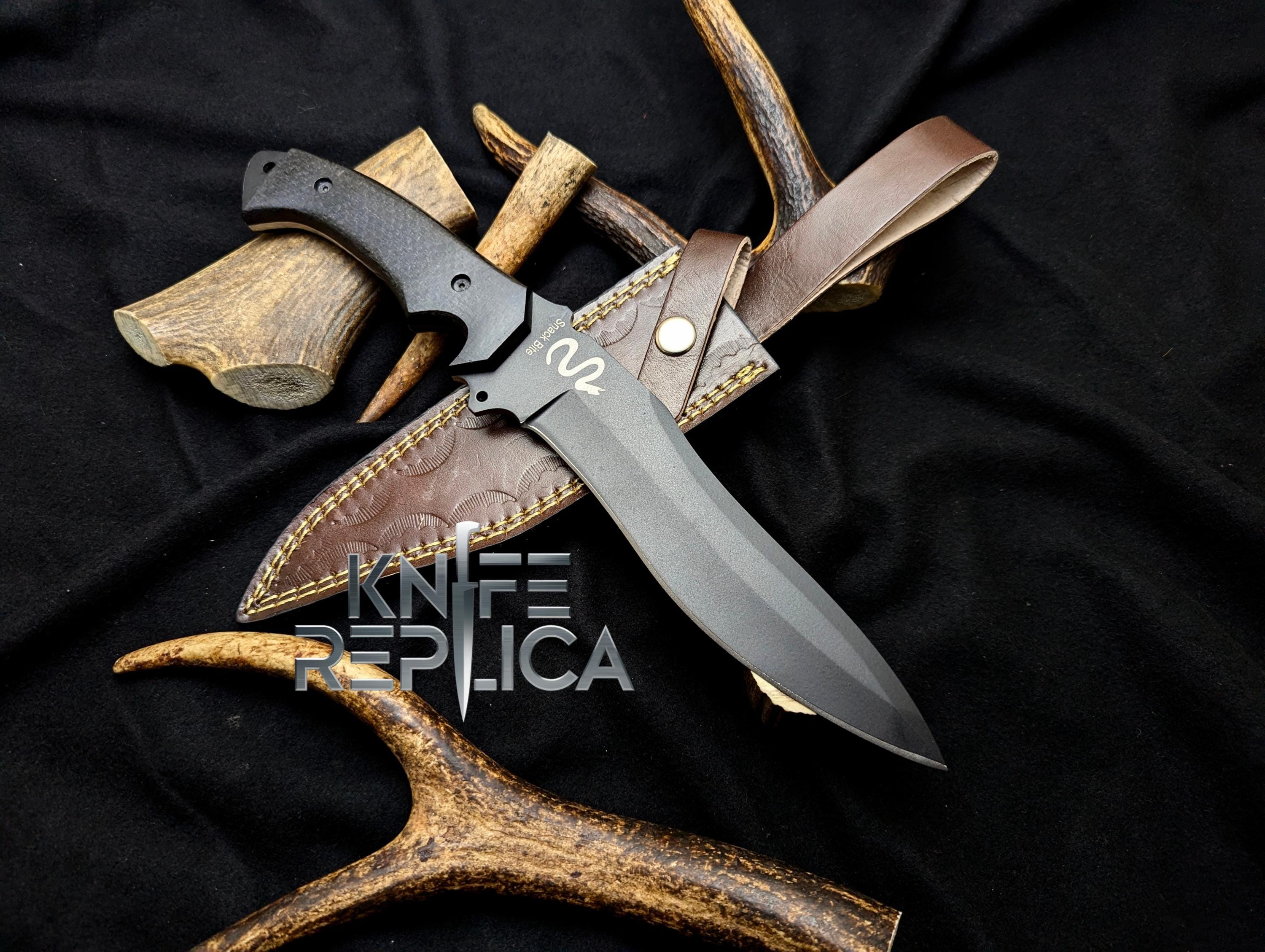 Ada Wong Elite Replica Knife: RE4 Gaming Prop With Leather Sheath