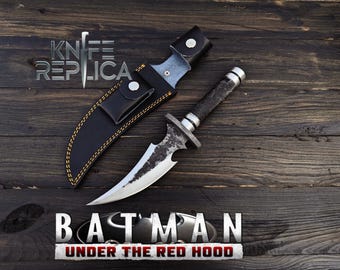 Red Hood Replica Knife: Anime Cosplay Prop, Stainless Steel Blade