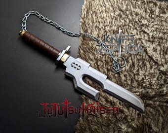 Toji Fushiguro's Umgedrehter Himmelsspear Nachbau: Jujutsu Kaisen Cosplay Requisite