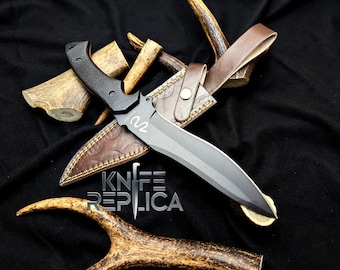 Resident Evil 4 Remake Ada Wong Elite Replica Knife | Leon Kennedy Knife |  black coted Gaming Prop | Gift for him | Valentine day gift