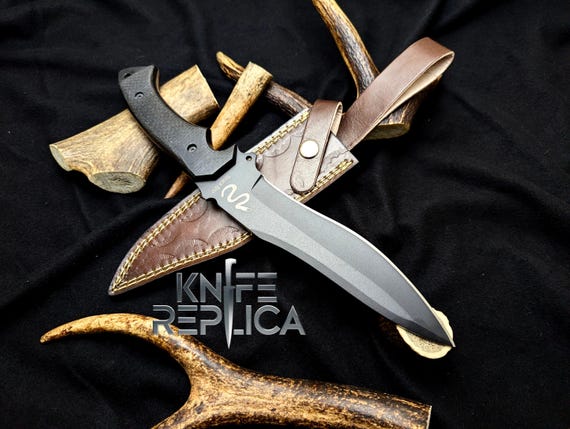 Ada Wong Elite Replica Knife: RE4 Gaming Prop With Leather Sheath