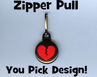 Button Zipper Pull - any design you want