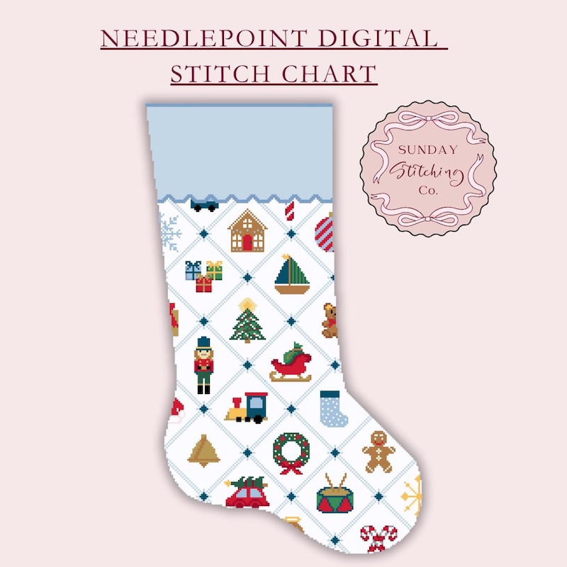 Needlepoint Stocking Etsy