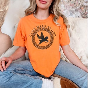 Camp Half-Blood Shirt Comfort Colors, Percy Jackson Tee, Greek Mythology Shirt, Demigod Gift, Bookish Aesthetic Summer Tee