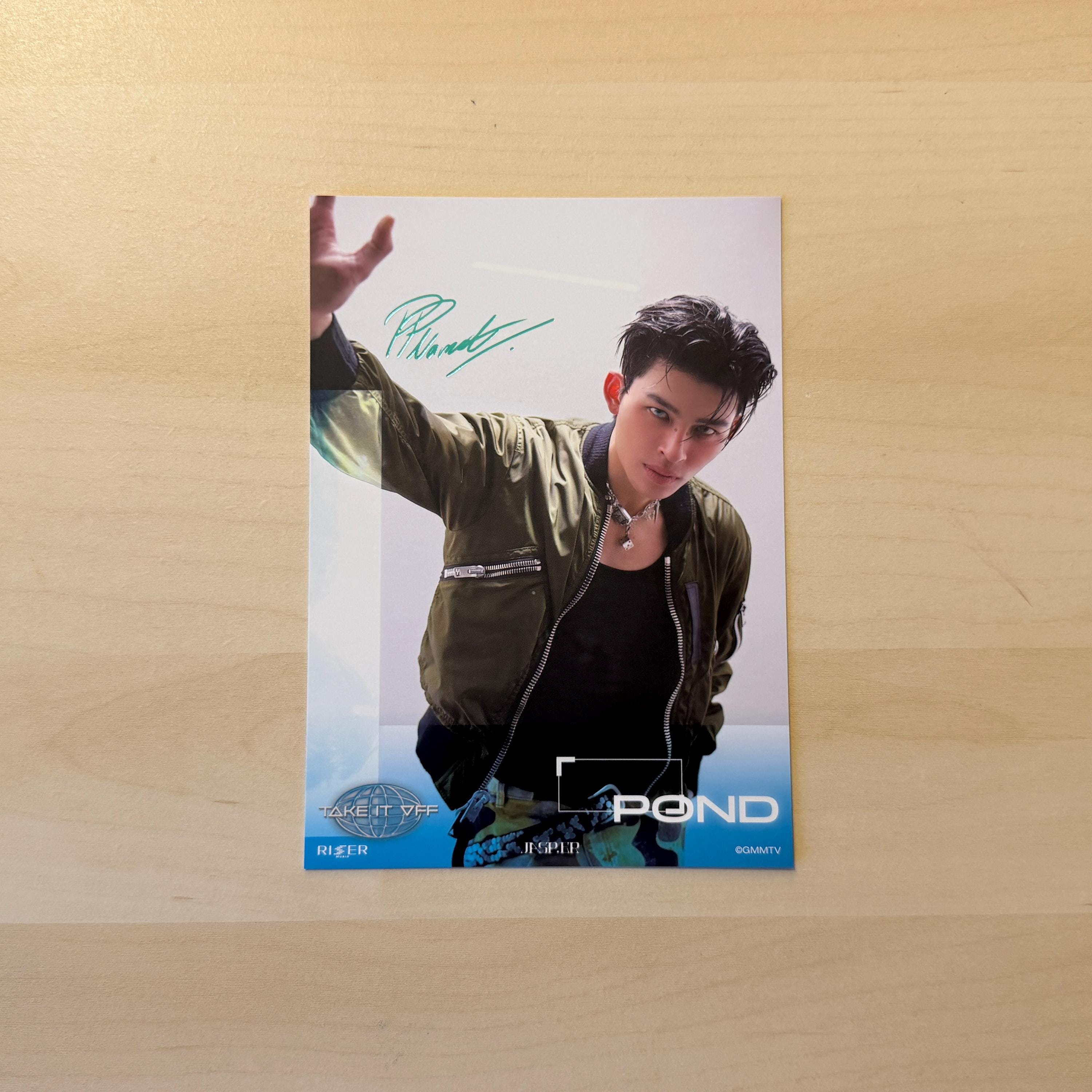 GMMTV Official Merch Bookmark JASP.ER Take It off Photo Set - Etsy