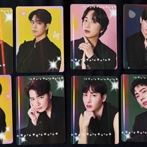 GMMTV Merch BOYS Preto na cor Carta aleatória colecionável Yuzu Mumu Griptok