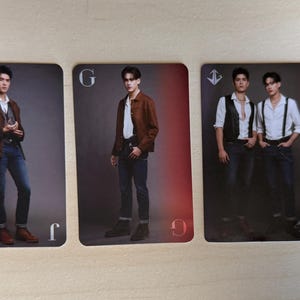 Tarjeta coleccionable aleatoria de GMMTV JossGawin Invincible Fancon 2. JossGawin Set