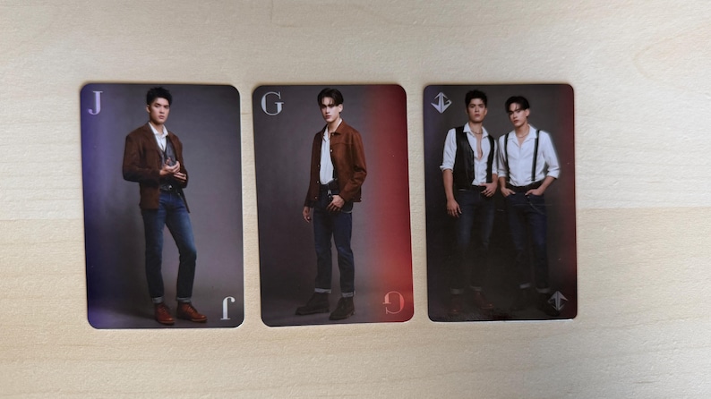 Tarjeta coleccionable aleatoria de GMMTV JossGawin Invincible Fancon 2. JossGawin Set