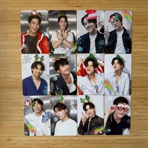 GMMTV Merch BOYS Christmas Collectible Cards Gasha Keychain