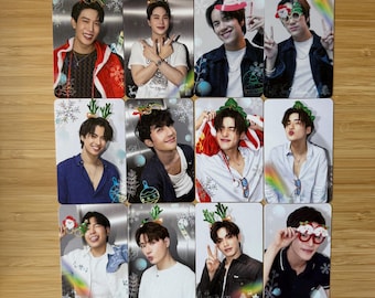 GMMTV Merch BOYS Christmas Collectible Cards Gasha Keychain