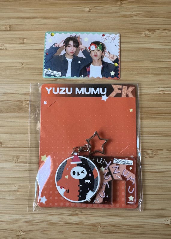 GMMTV Merch BOYS Christmas Collectible Cards Gasha Keychain