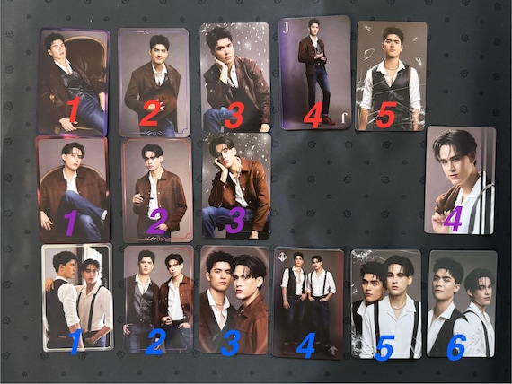 GMMTV Jossgawin Fancon Random Cards - Etsy