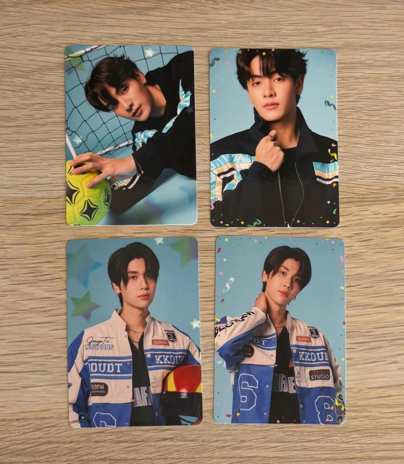 Carte collezionabili casuali GMMTV Ritorno a scuola per ragazzi JoongDunk Set of 4