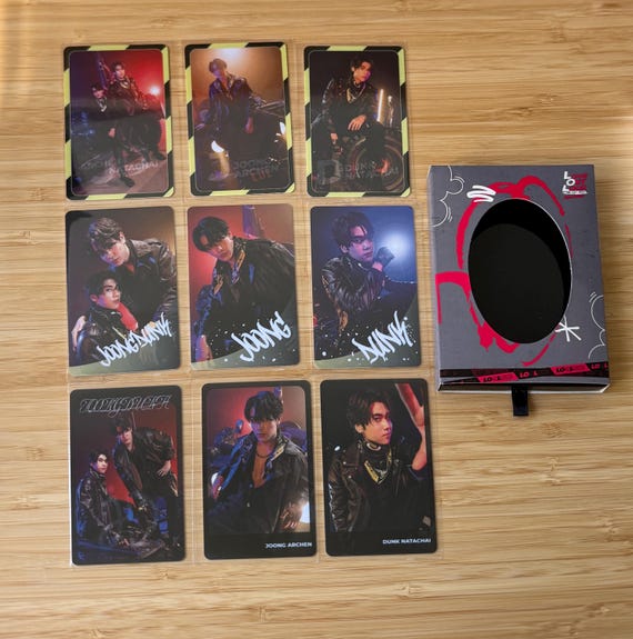 GMMTV Merch BOYS Christmas Collectible Cards Gasha Keychain