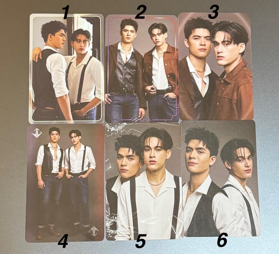 GMMTV Jossgawin Fancon Random Cards - Etsy