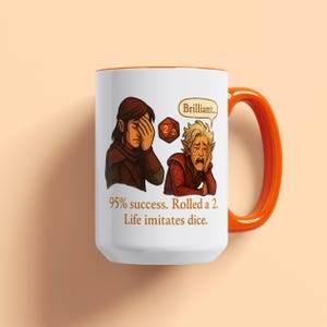 Astarion Mug, Baldurs Gate 3 Mug, BG3 Dice Mug, DnD Gamer Gift, Video Game Coffee Cup, Baldurs Gate Mug, Gift For Gamer