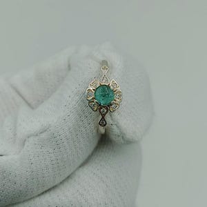 Cabochon Tourmaline Ring for Women – Natural Gemstone Ring – Elegant Handmade Jewelry