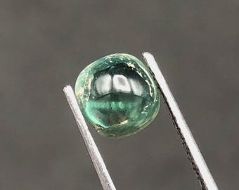 Natural Cat’s Eye Tourmaline Cabochon • Rare Chatoyant Gemstone for Jewelry Making & Collectors