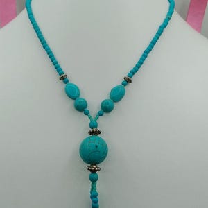 Beautiful Natural Turquoise Necklace – Handmade Gemstone Jewelry