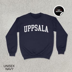 Sudadera de Uppsala, camiseta de Uppsala, regalo de Suecia, sudadera con capucha de Uppsala, camiseta de Suecia, recuerdo nórdico, camiseta de viaje de Escandinavia, sudadera unisex