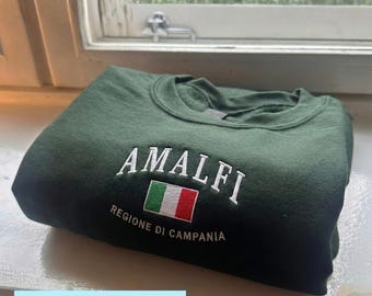 Amalfi Sweatshirt, Amalfi Shirt, Italien Geschenk, Amalfi Hoodie, italienisches Hemd, Amalfi Souvenir, Unisex Sweatshirt