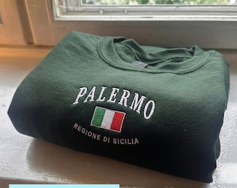 Sweat Palerme, chemise Palerme, cadeau Italie, sweat à capuche Palerme, chemise Sicile, souvenir de Palerme, sweat-shirt unisexe
