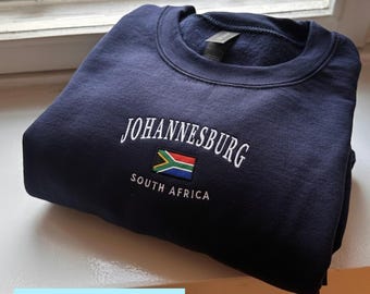 Johannesburg-sweater, cadeau Johannesburg, sweater Zuid-Afrika, reisshirt Zuid-Afrika