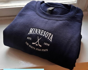 Minnesota Sweatshirt, North Star Crewneck Pullover, Minnesota Hoodie, Minnesota T-Shirt