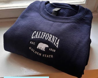 Sudadera de California, camiseta de California, regalo de California, sudadera con capucha de California, recuerdo de California, sudadera unisex, sudadera con el estado de EE. UU.