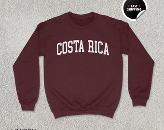 Costa Rica sweatshirt, Costa Rica shirt, Central America gift, travel hoodie, tropical souvenir, unisex sweatshirt