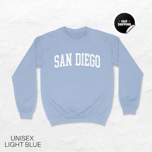 San Diego Sweatshirt, San Diego Shirt, California Gift, San Diego Hoodie, USA Shirt, San Diego Souvenir, Unisex Sweatshirt
