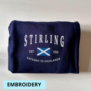 Sudadera Stirling, Stirling Escocia, regalo de Escocia, recuerdo de Escocia, camiseta Stirling, camiseta suave y cómoda, sudadera con capucha, camiseta