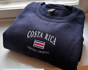 Costa Rica Sweatshirt, Central America Shirt, Costa Rica GiftUnisex Sweatshirt, Travel Gift, Hoodie, T-shirt