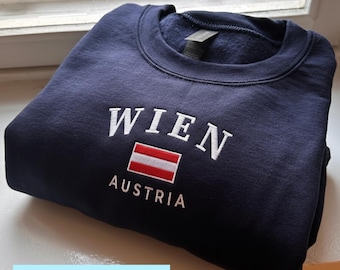 Vienna Sweatshirt, Wien Shirt, Austria Gift, Vienna Hoodie, Austria Sweatshirt, Vienna Souvenir, Unisex Sweatshirt, Austria Shirt