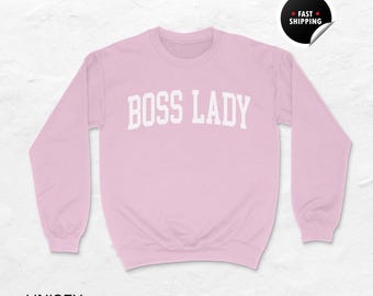 Bluza Boss Lady, Koszulka Boss Lady, Prezent na wzmocnienie, Bluza z kapturem Boss, Koszulka w stylu CEO, Pamiątka Boss Lady, Bluza unisex, Koszulka feministyczna