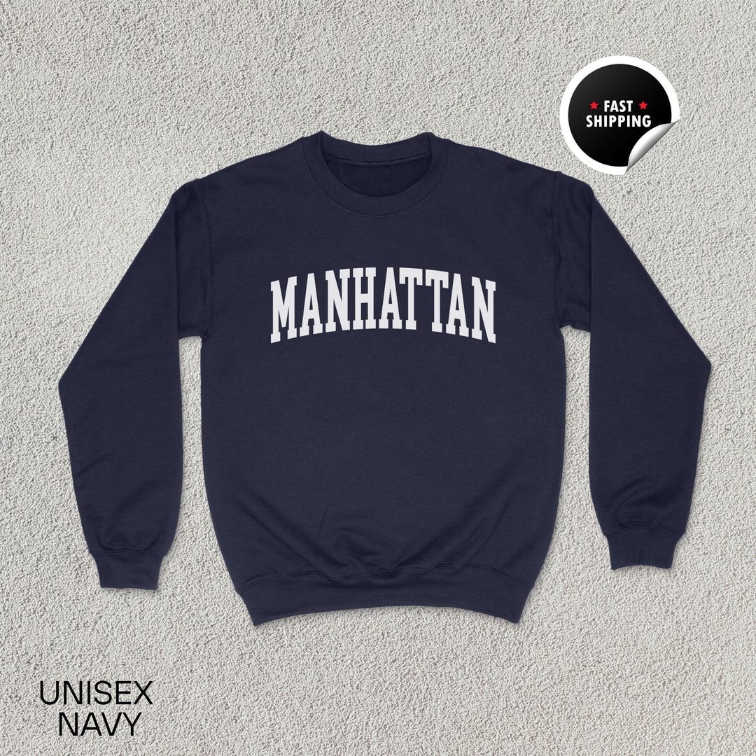 Manhattan Sweatshirt, Manhattan Shirt, NYC Gift, Manhattan Hoodie