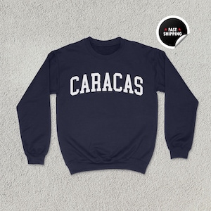 Caracas Sweatshirt, Caracas Shirt, Venezuela Geschenk, Südamerika Reise, Caracas Rundhalsausschnitt, Unisex Sweatshirt, Caracas Hoodie, Venezuela Shirt