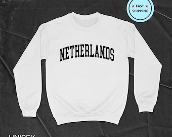 Sudadera de Países Bajos, camiseta de Países Bajos, regalo de Países Bajos, sudadera con capucha de Países Bajos