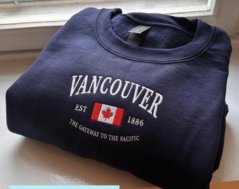Vancouver Sweatshirt, Vancouver Hoodie, Vancouver T-Shirt, Canada Gift, Souvenir