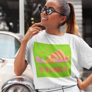 Sydney Graphic T-Shirt • Australia Travel Tee • Harbour Bridge & Opera House Design • Unisex Summer Vacation Shirt • Aussie Souvenir Top