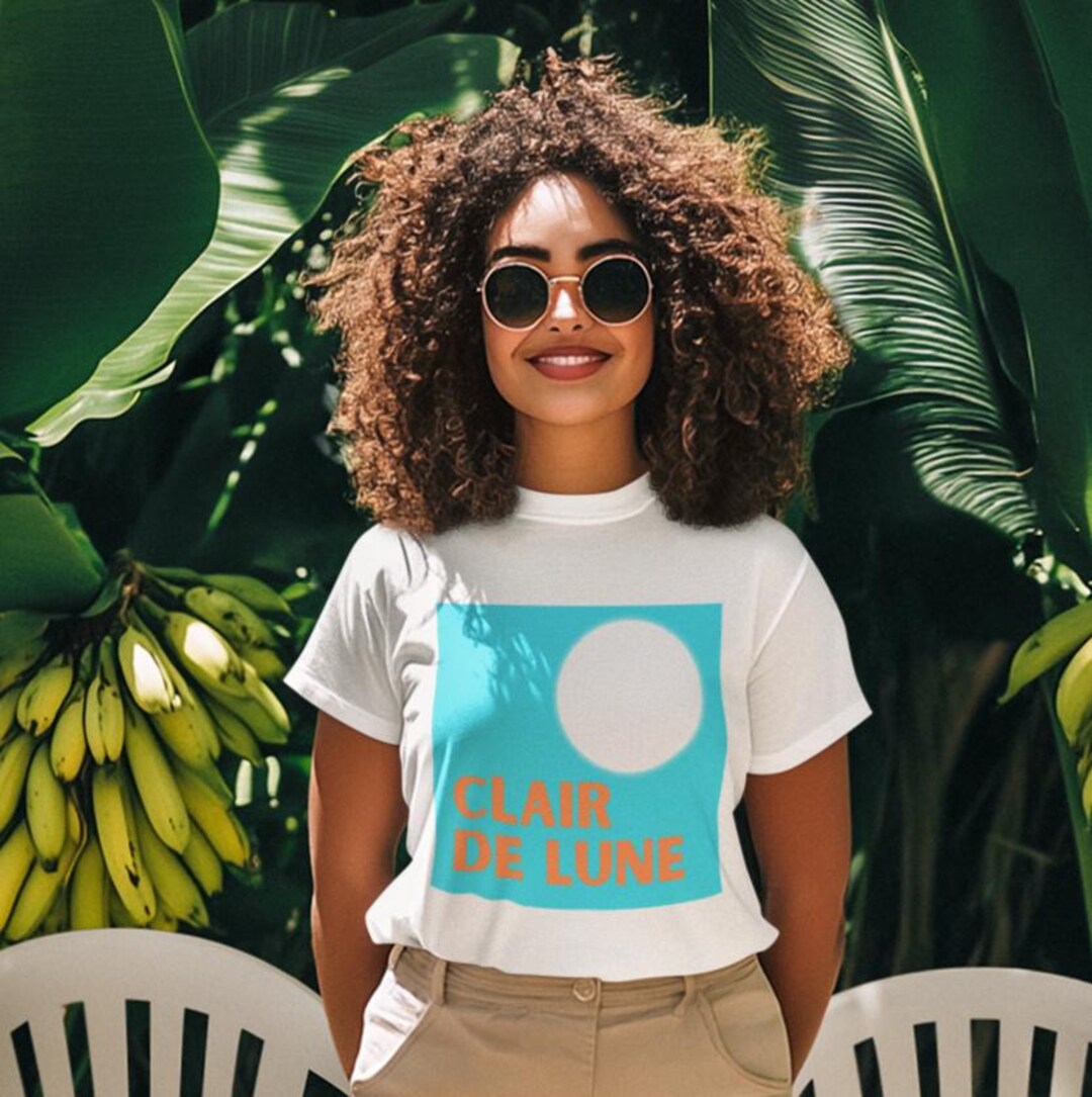 Clair de lune Tシャツ Clair De Lune Graphic T-shirt • Debussy Inspired Cotton Tee - Etsy