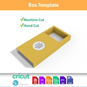 Drawer Gift Box Template SVG |  Small Jewelry Box PDF Download