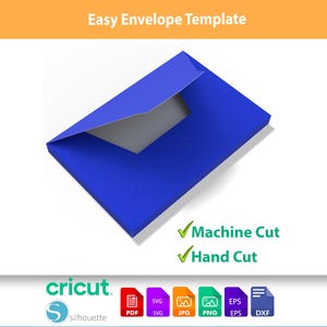 Easy Envelope Template - Simple Foldable File Holder SVG