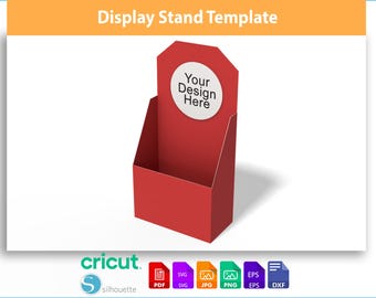 Display Box Template SVG - Product Showcase - DIY Small Business Display Layout - Digital Download