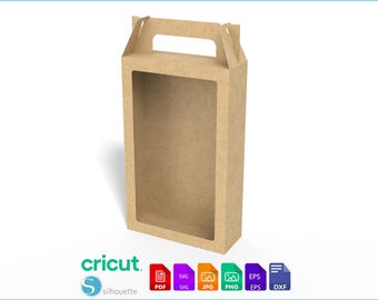 Product Display Box SVG, Showcase Box Template, Retail Packaging, DXF, PDF