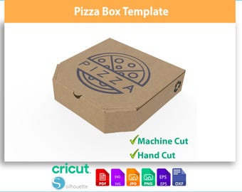 Pizza Box Template: DIY Food Packaging Dielines (Digital Download)